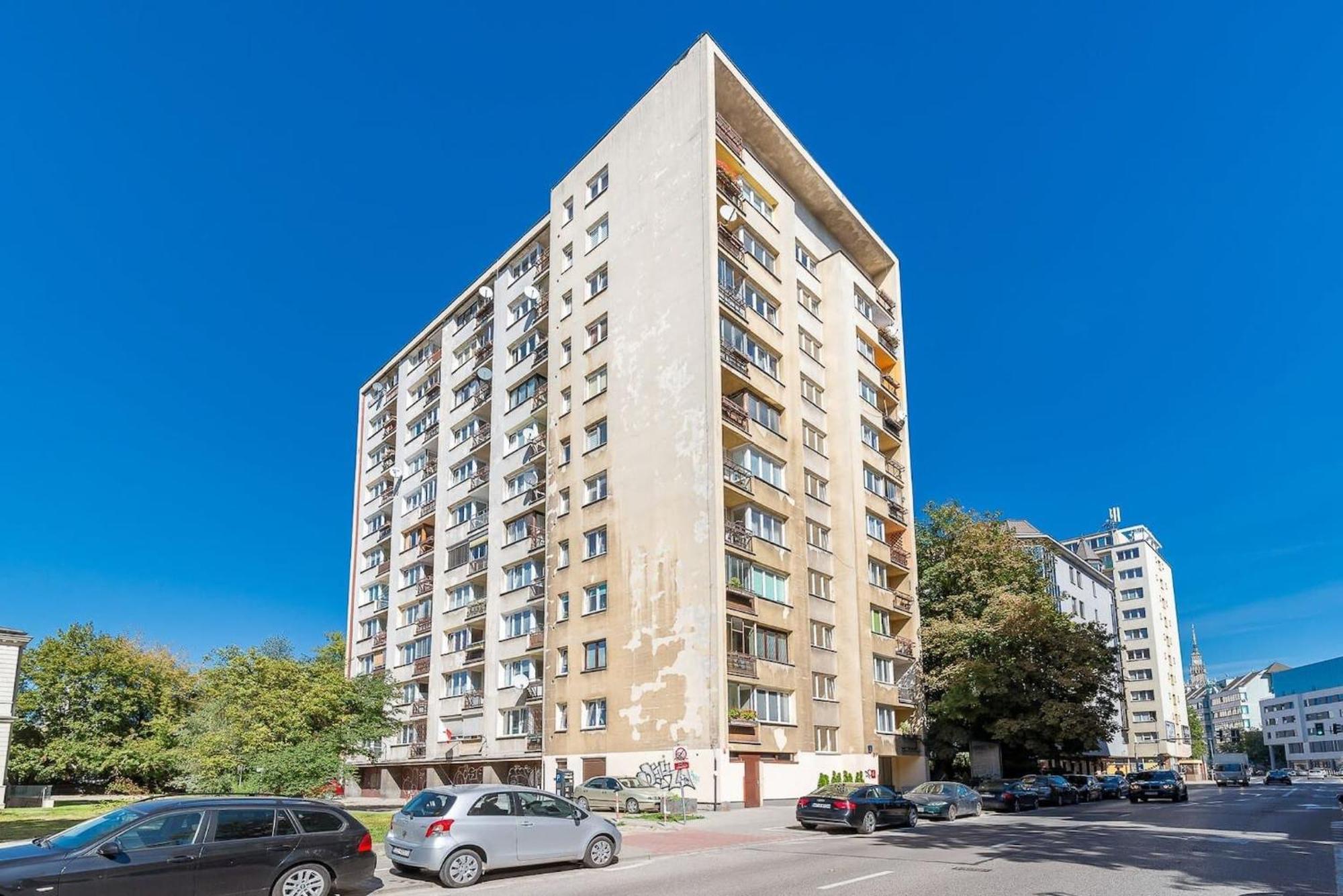 Navy Aesthetic Apartment With Balcony By Noclegi Renters Varsóvia Exterior foto